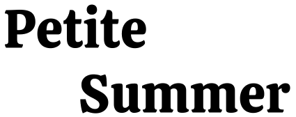 petite summer logo (black and transparent background) resized