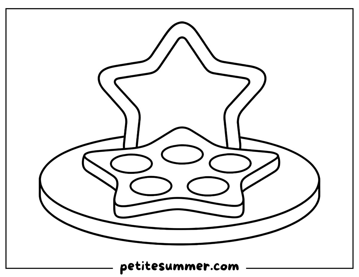 star eyeshadow palette coloring page
